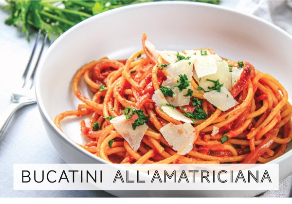 Newsletter Recipes - Bucatini All'Amatriciana