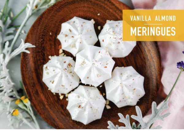 Newsletter Recipes - Vanilla Almond Meringues