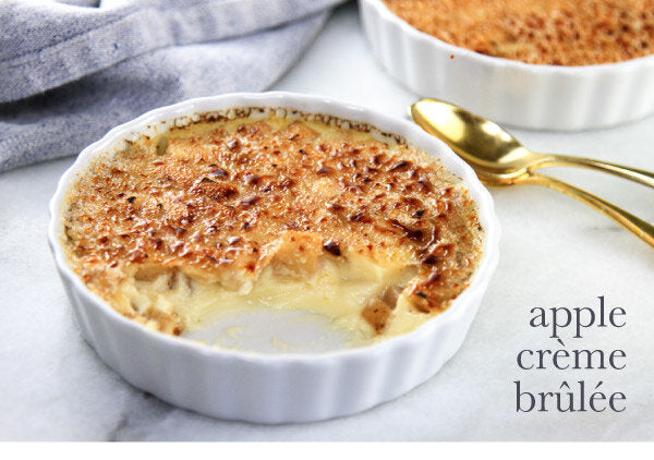 Newsletter Recipes - Apple Crème Brûlée