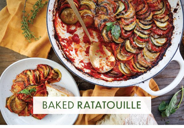 Newsletter Recipes - Baked Ratatouille