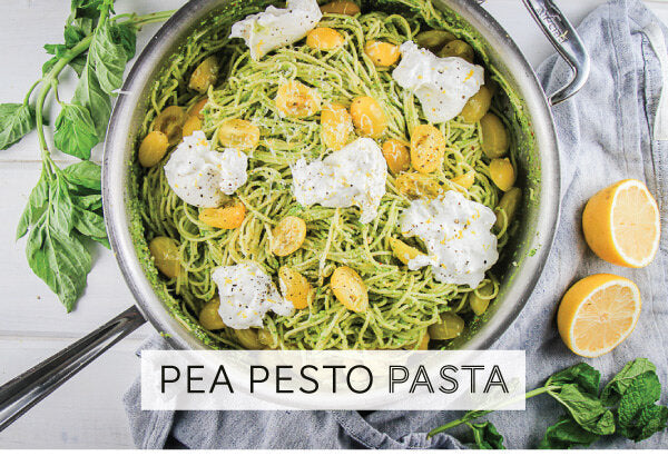 Newsletter Recipes - Pea Pesto Pasta