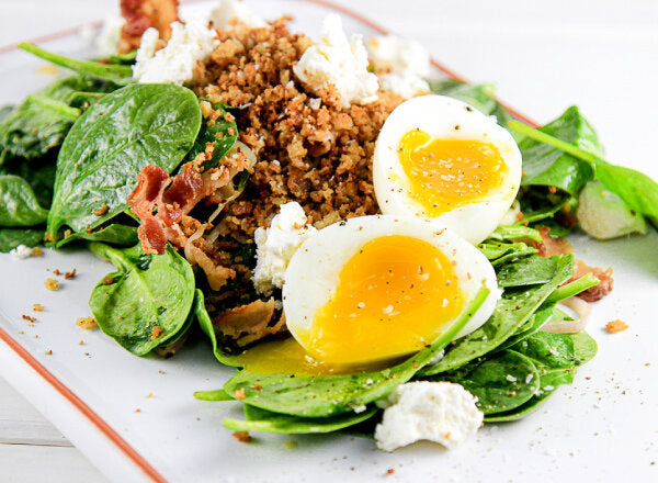 Newsletter Recipes - Wilted Spinach Salad