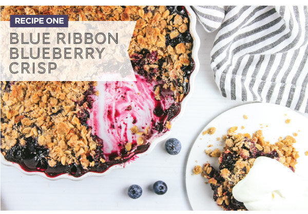 Newsletter Recipes - Blue Ribbon Blueberry Crisp
