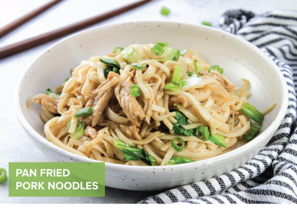 Newsletter Recipes - Comfort Flavors: Pan Fried Asian Noodles