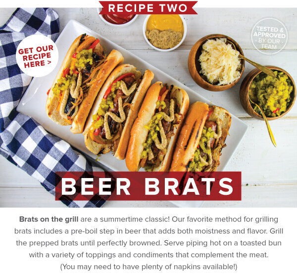 Newsletter Recipes - Beer Brats