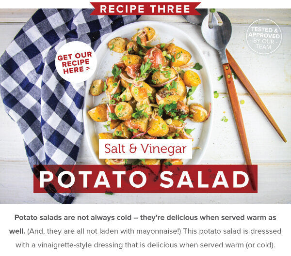 Newsletter Recipes - Salt & Vinegar Potato Salad