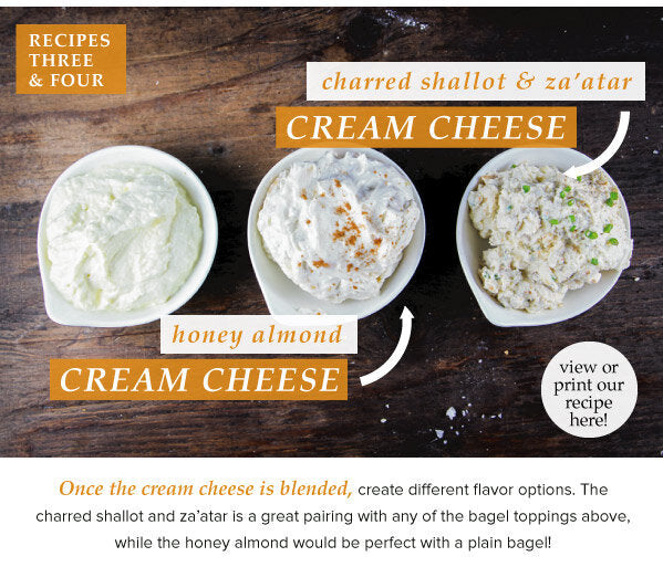 Newsletter Recipes - Charred Shallot and Za’atar Cream Cheese