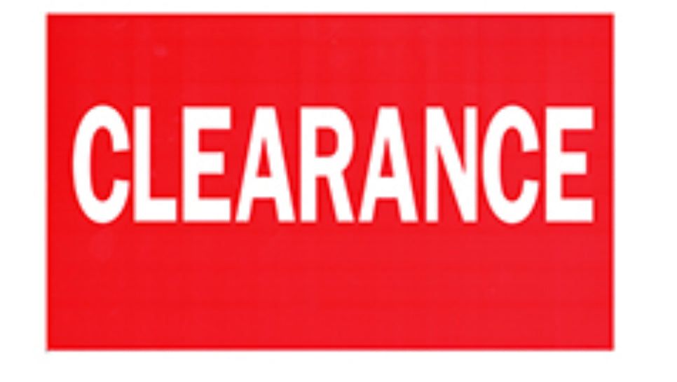 Clearance Items