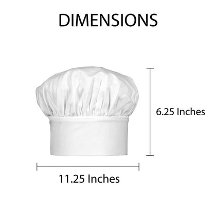 Mrs. Anderson’s Kids’ Chef Hat | White Cotton