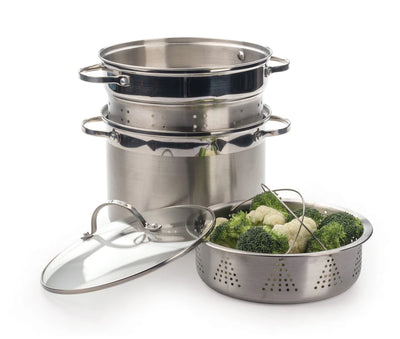 Stainless Steel Multi-Cooker Set | 8 Qt.