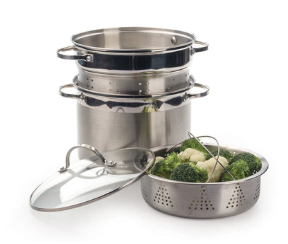 Stainless Steel Multi-Cooker Set | 8 Qt.