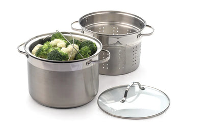 Stainless Steel Multi-Cooker Set | 8 Qt.