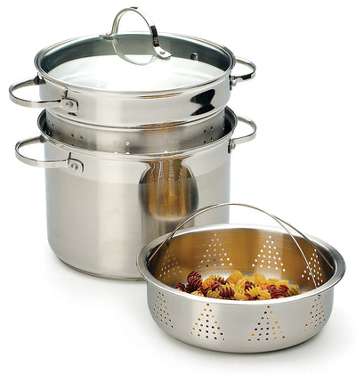 Stainless Steel Multi-Cooker Set | 8 Qt.