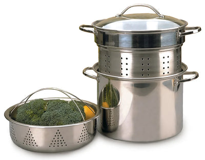 Stainless Steel Multi-Cooker Set | 8 Qt.