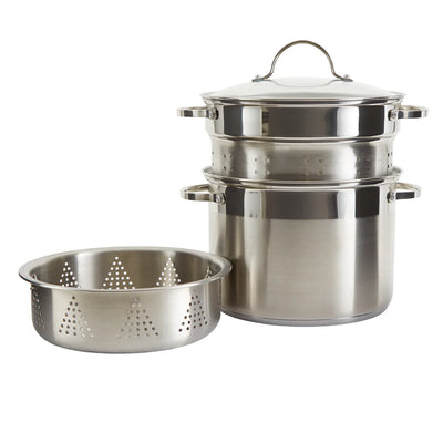 Stainless Steel Multi-Cooker Set | 8 Qt.