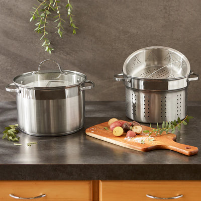 Stainless Steel Multi-Cooker Set | 8 Qt.