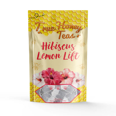 Hibiscus Lemon Lift Herbal Tea | Zesty, Caffeine-Free Refreshment with Real Honey