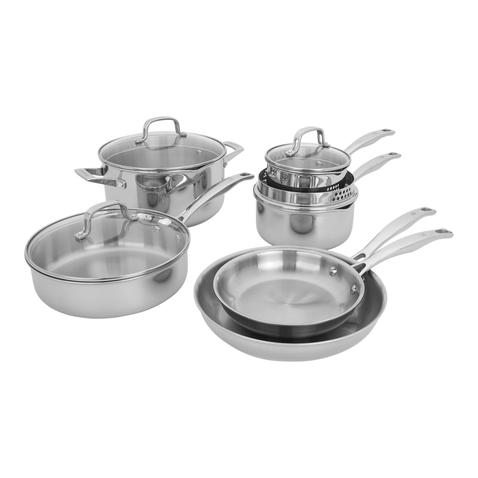 H3 Henckels Clad Cookware Set | 10 Piece