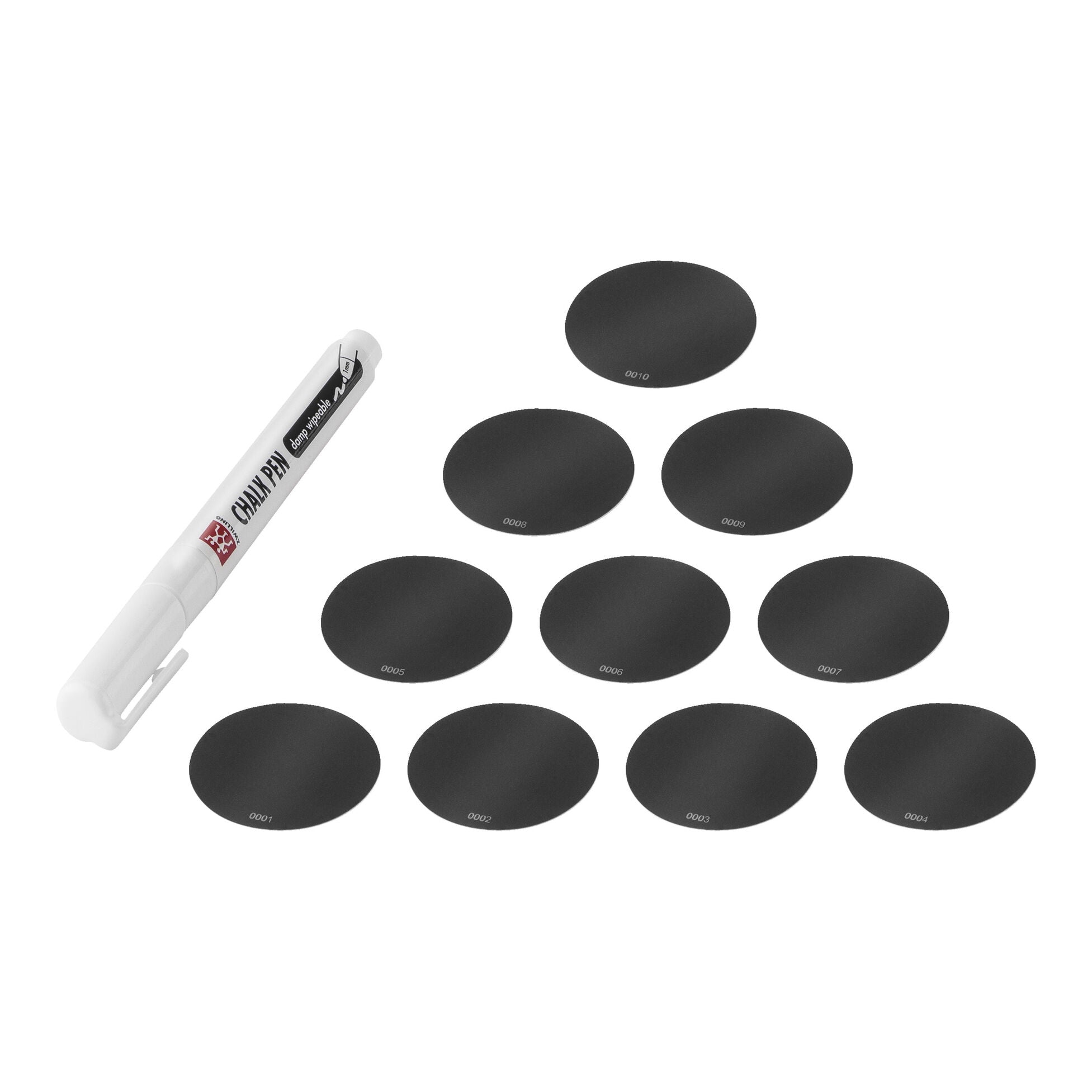 ZWILLING Fresh & Save Cube Label Set + Chalk Marker | 10 Piece