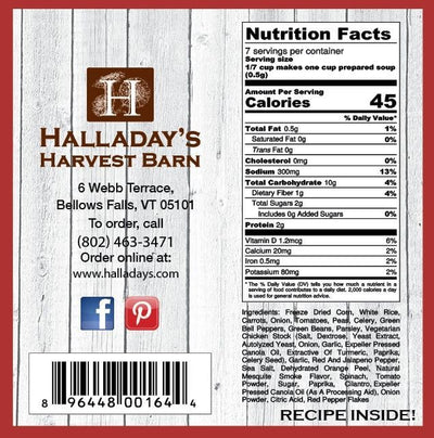 Halladay's Harvest Barn Chicken Enchilada Soup Mix ngf