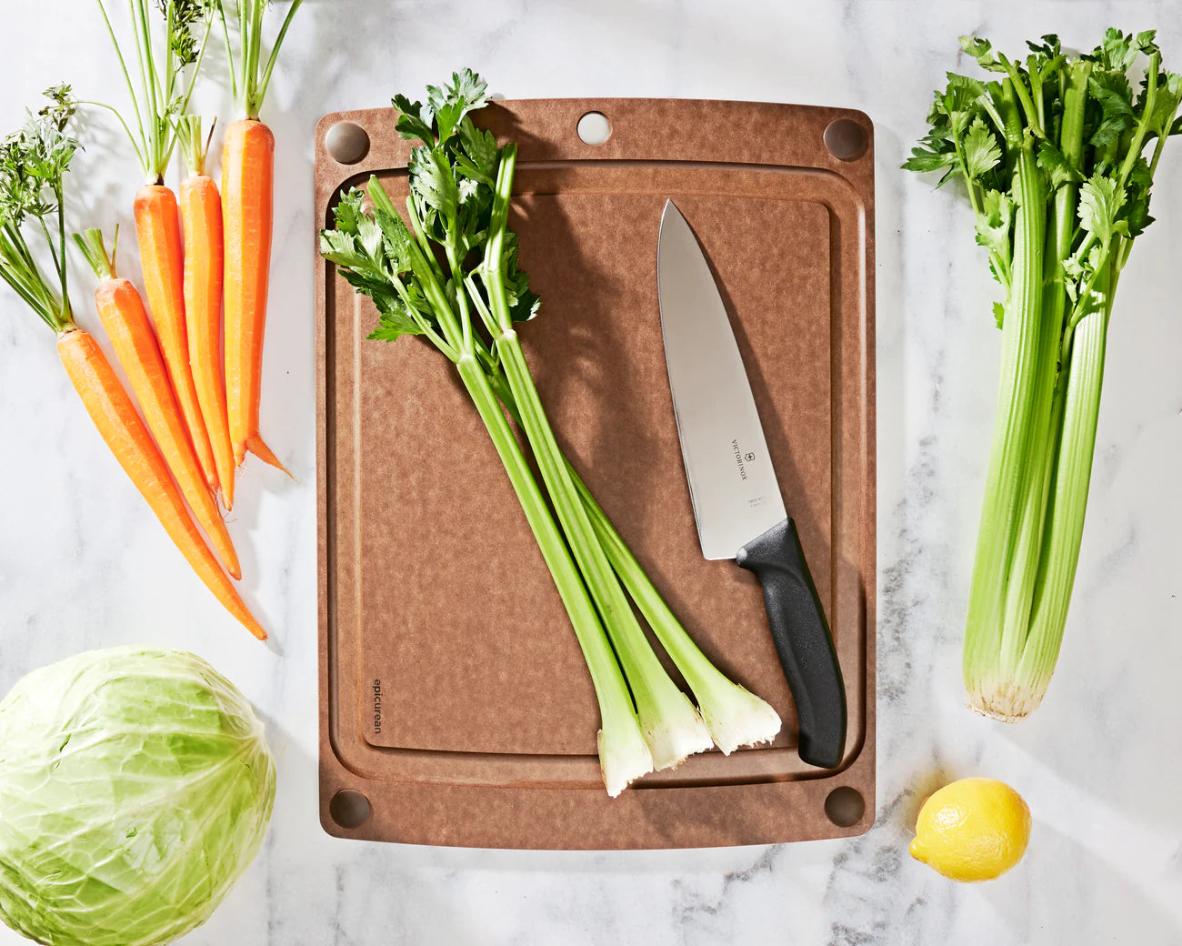 Epicurean All in One Cutting Board | Nutmeg | 17.5 In x13 In