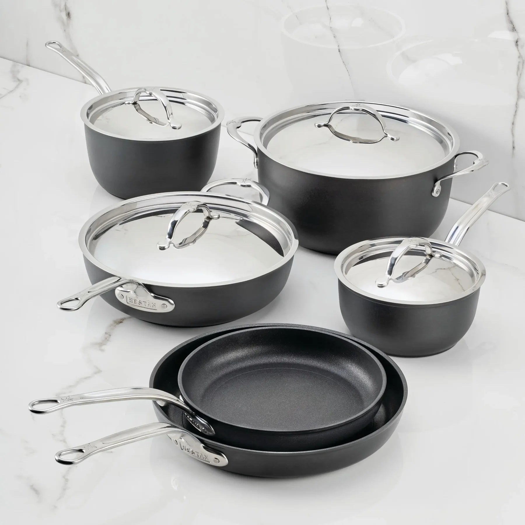 Hestan TITUM® Fusion™ Nonstick Cookware Set | Professional Grade | 10 Piece