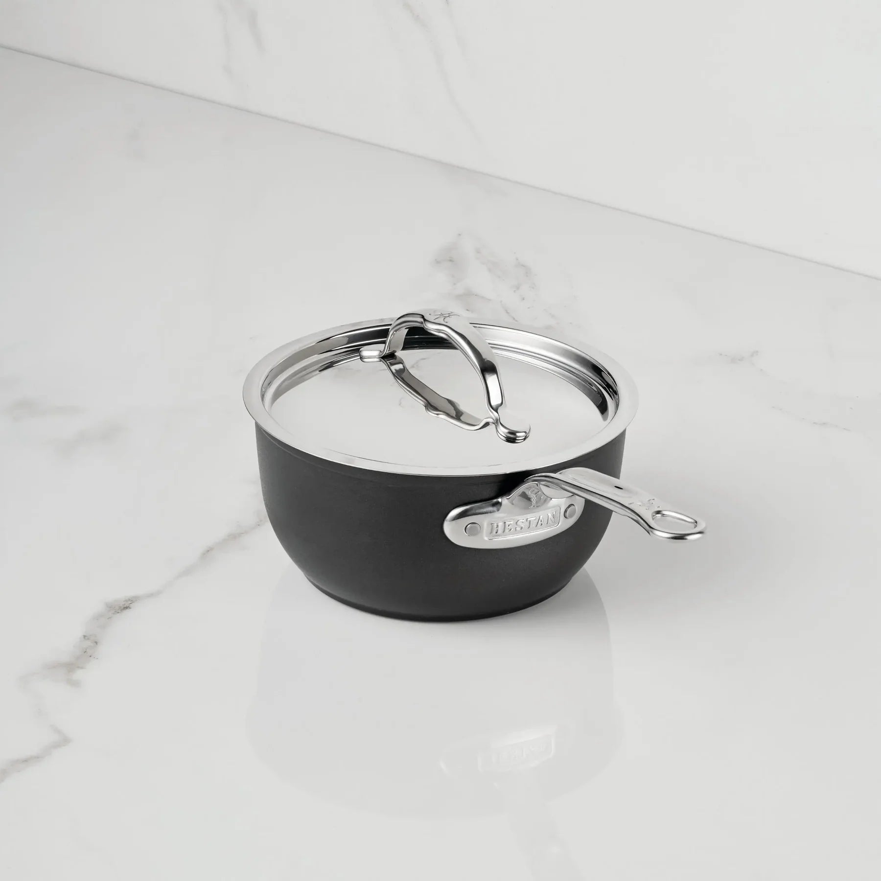 Hestan TITUM® Fusion™ Nonstick Saucepan with Lid | Professional Quality 3 Qt. Saucepot