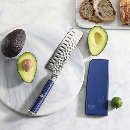 KITA Nakiri Serrated Utility Knife | 5 Inch