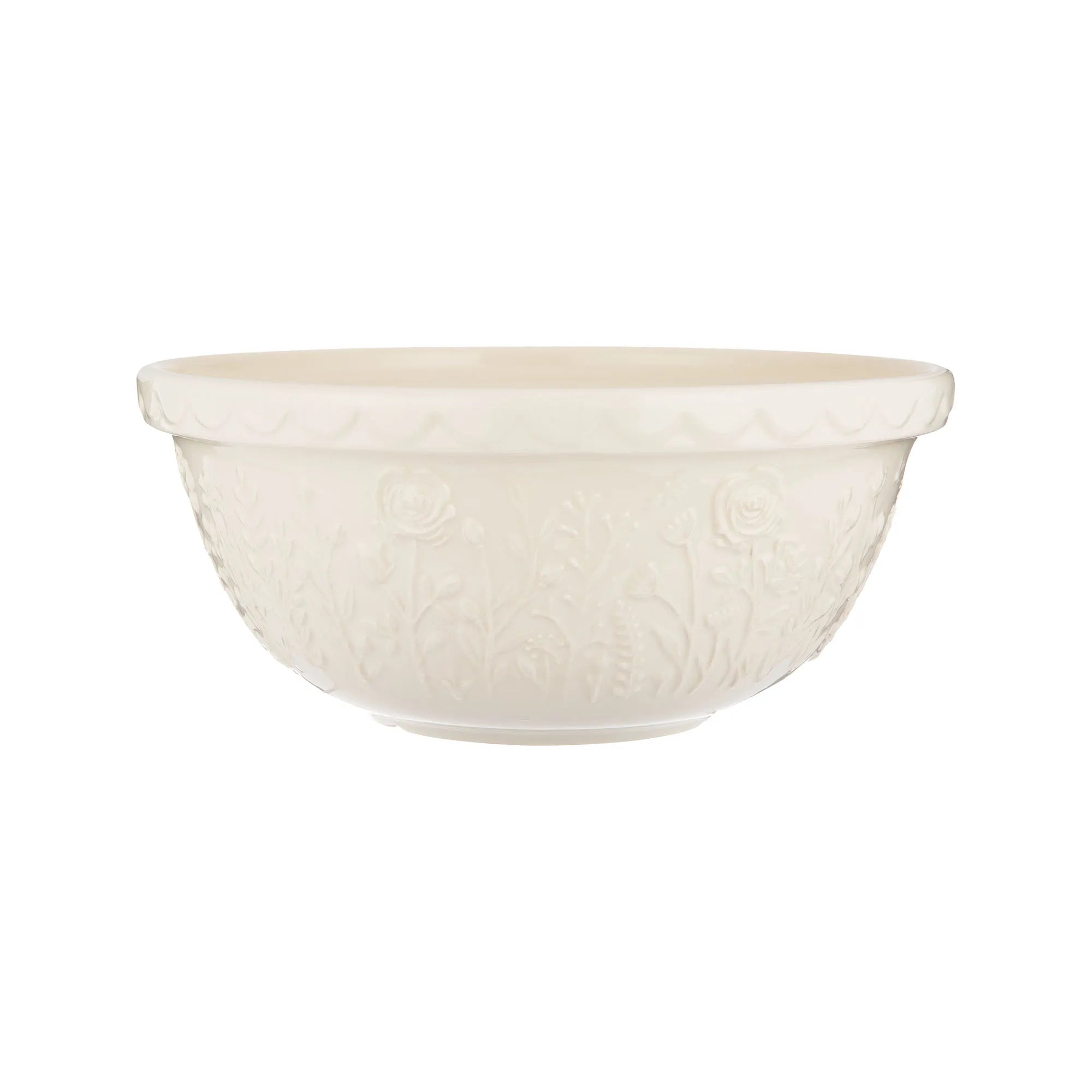 Mason Cash In The Meadow S12 Mixing Bowl | Cream Rose | 11.75 In