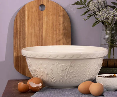 Mason Cash In The Meadow S12 Mixing Bowl | Cream Rose | 11.75 In