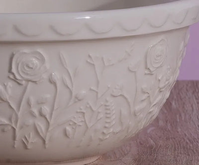 Mason Cash In The Meadow S12 Mixing Bowl | Cream Rose | 11.75 In