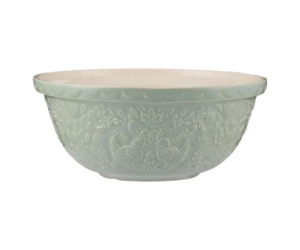 Mason Cash Home to Roost S12 Mixing Bowl | 11.75 In | Sawgrass Green