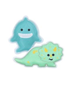 Melii Gel Ice Packs | 2 Pack Dinosaur & Shark Reusable Cooler Inserts