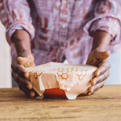 Bee’s Wrap Multi-Print Medium Wrap 3-Pack | 10 In x 11 In