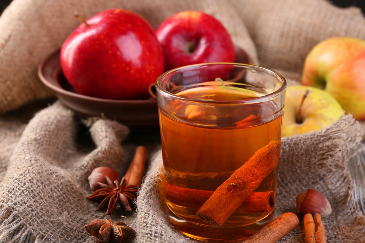 Apple Cinnamon Spice Herbal Tea | Zesty, Caffeine-Free Tea with Real Honey