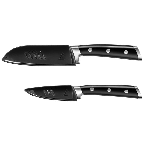 Cangshan S+ Series 2‑Piece Titanium‑Coated Santoku Starter Knife Set