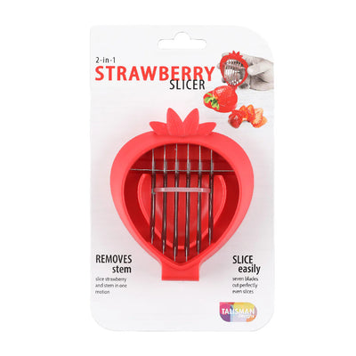 Strawberry Slicer & Hulling Tool