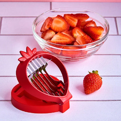 Strawberry Slicer & Hulling Tool