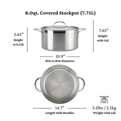 ProBond Covered Stock Pot | 8 Quart disc