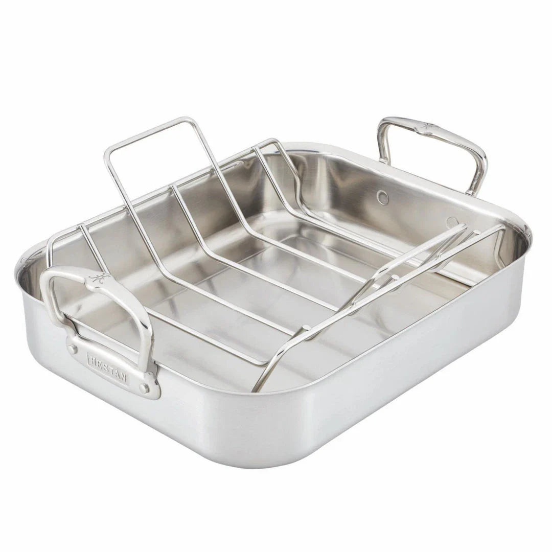 Hestan Provisions Classic Roaster With Tension Rack, Large