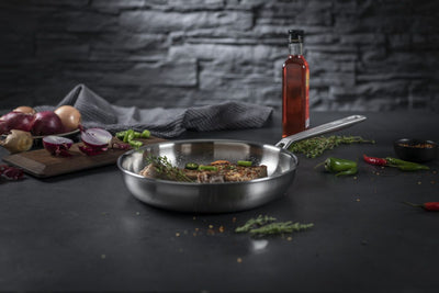 Kuhn Rikon Culinary Fiveply 11" Frying Pan- Stainless Steel