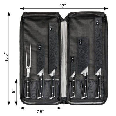 7‑Piece Cut‑Resistant Nylon Cutlery Knife Bag | Bag Only