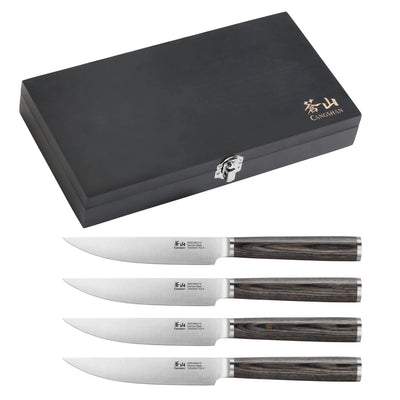 Cangshan 4 Piece Pakkawood Steak Knife Set