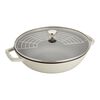Staub 4.5qt Perfect Pan- White Truffle