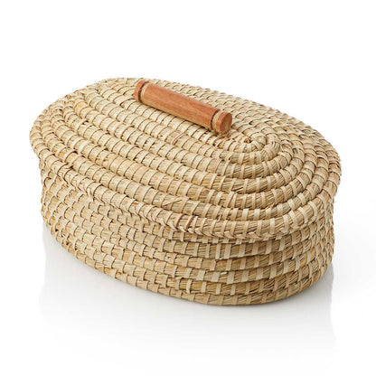 Butterfly Garden Lidded Bread Warmer & Basket Set