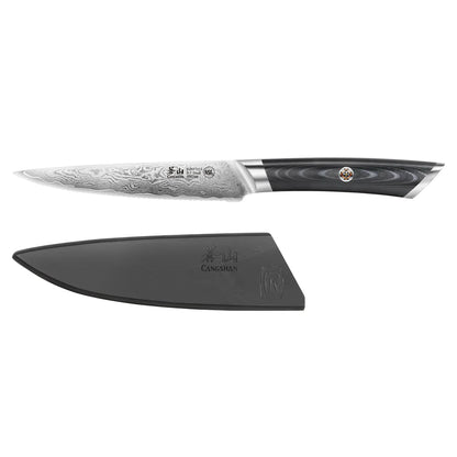 Cangshan KURO Serrated Utility Knife | 5 Inch