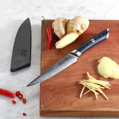 Cangshan KURO Serrated Utility Knife | 5 Inch