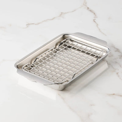 Hestan OvenBond Tri‑Ply Mini Eighth Sheet Pan & Rack
