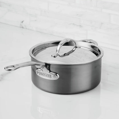 NanoBond Covered Saucepan with Helper Handle | 4 Qt