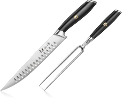 Cangshan L Series 2-Piece Carving Set, Forged German Steel (Black)